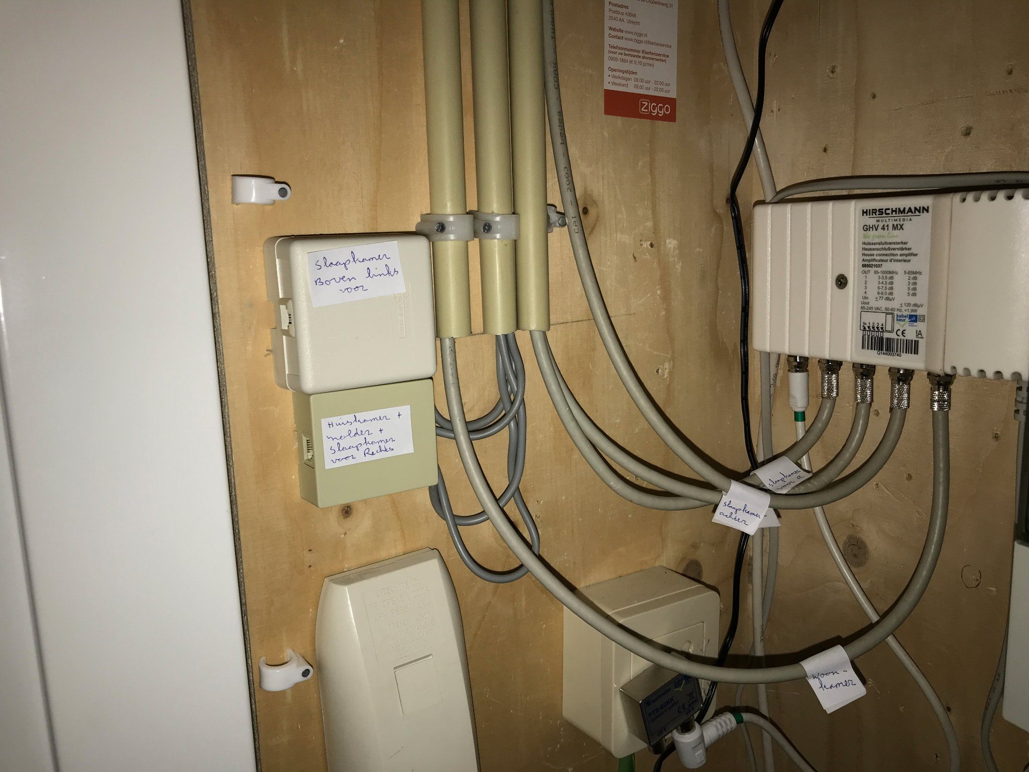 Netwerkkabels trekken naar 4 (slaap)kamers en zolder Werkspot