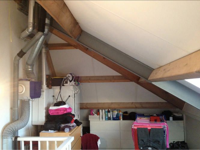 Zolder schilderen (dakplaten en balken) Werkspot