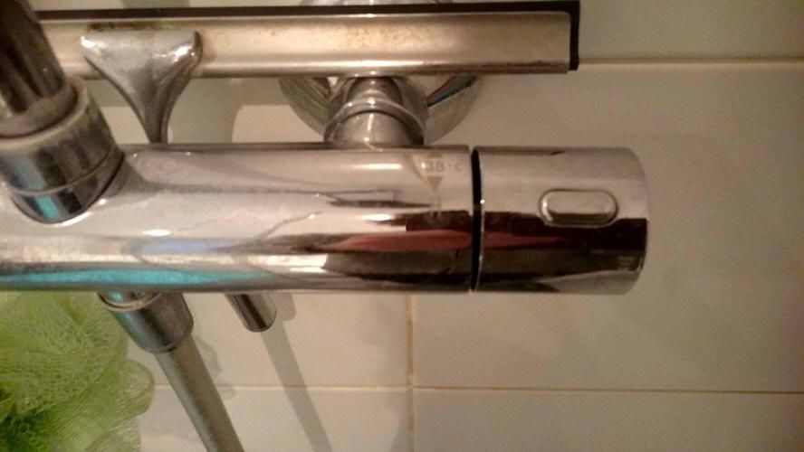 Thermostaat knop bij douche zit vast Werkspot