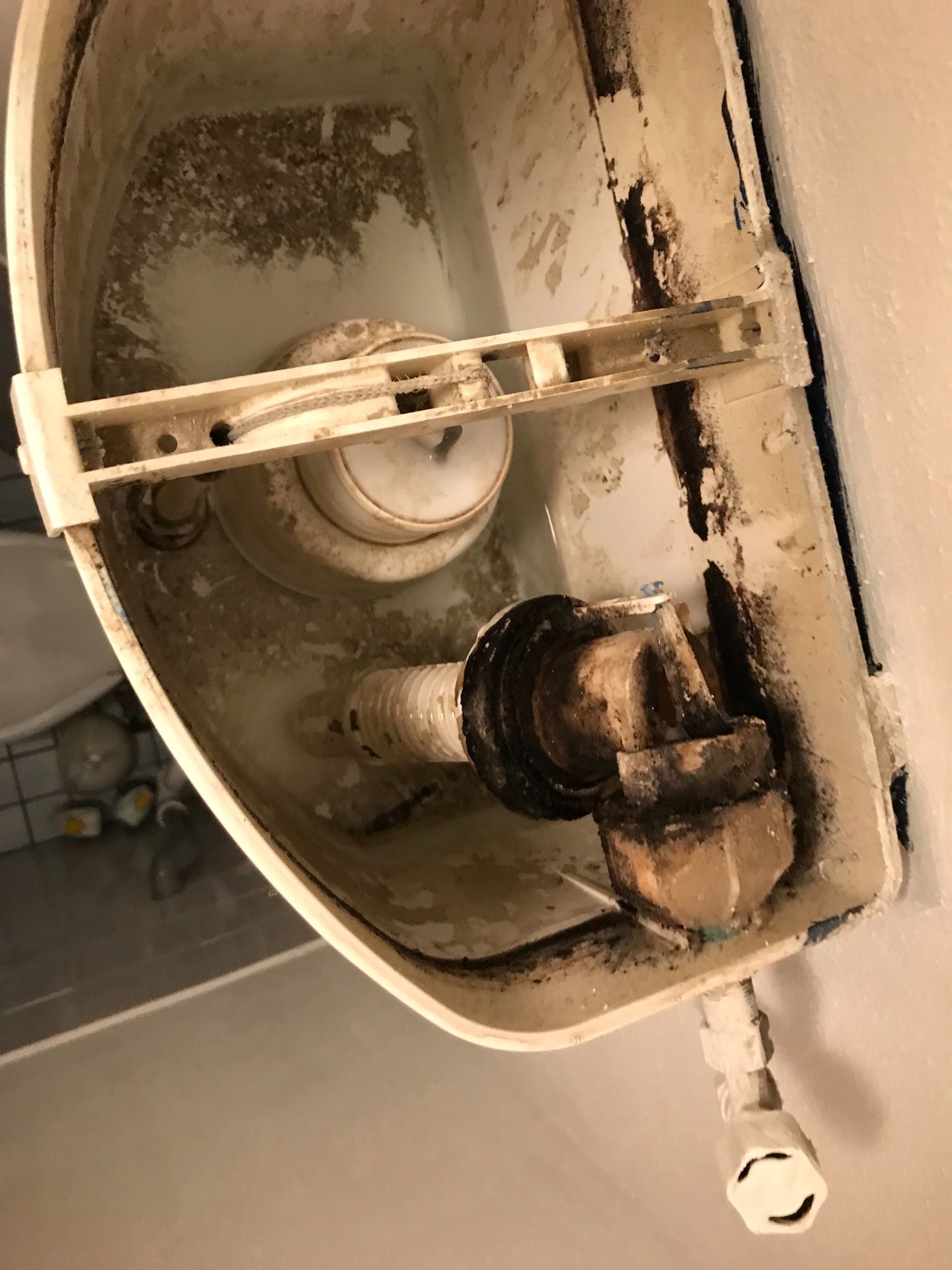 Toilet hoog hangend reservoir Werkspot