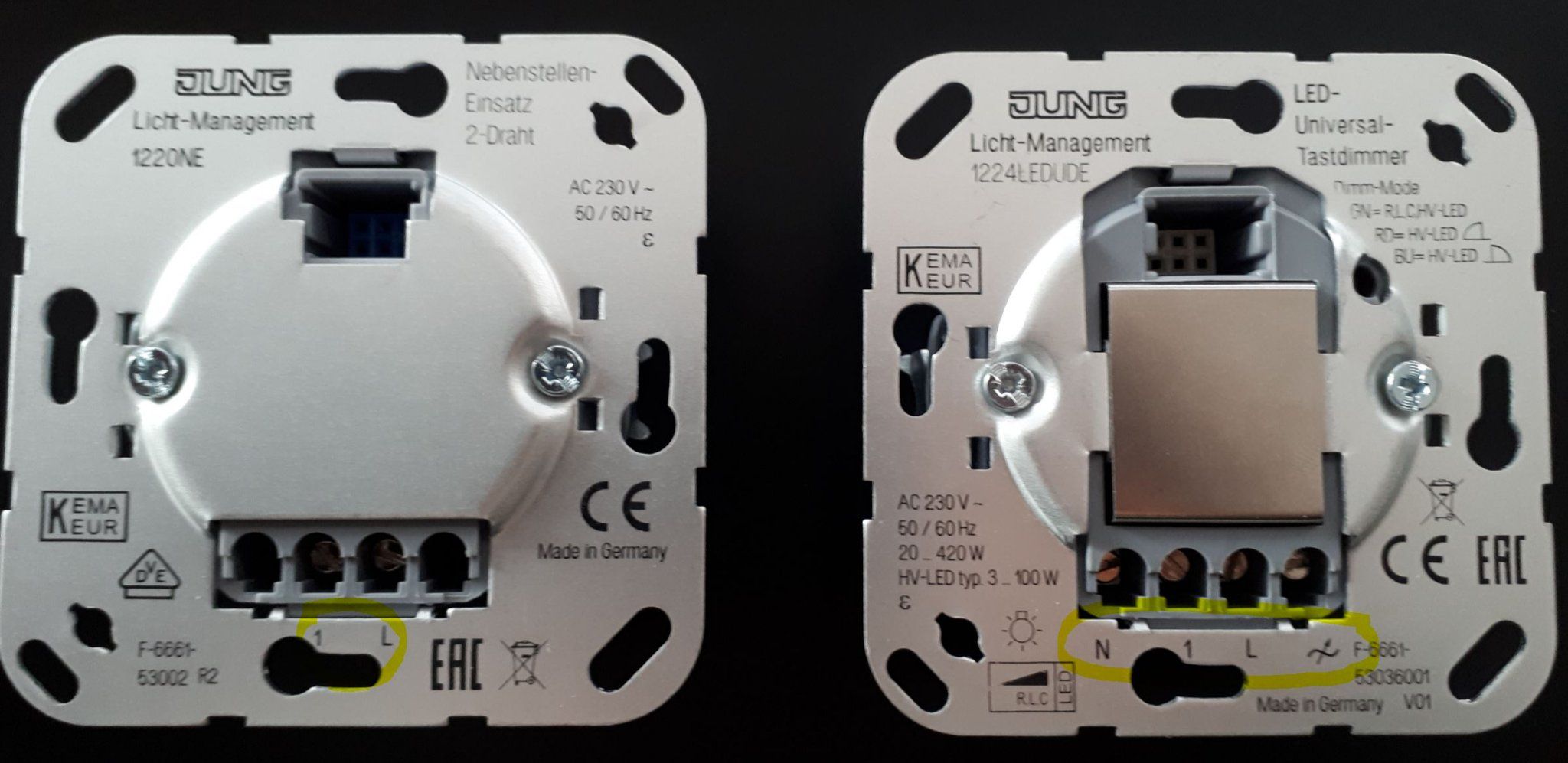 Hotelschakeling met Jung 500 dimmer aansluiten Werkspot
