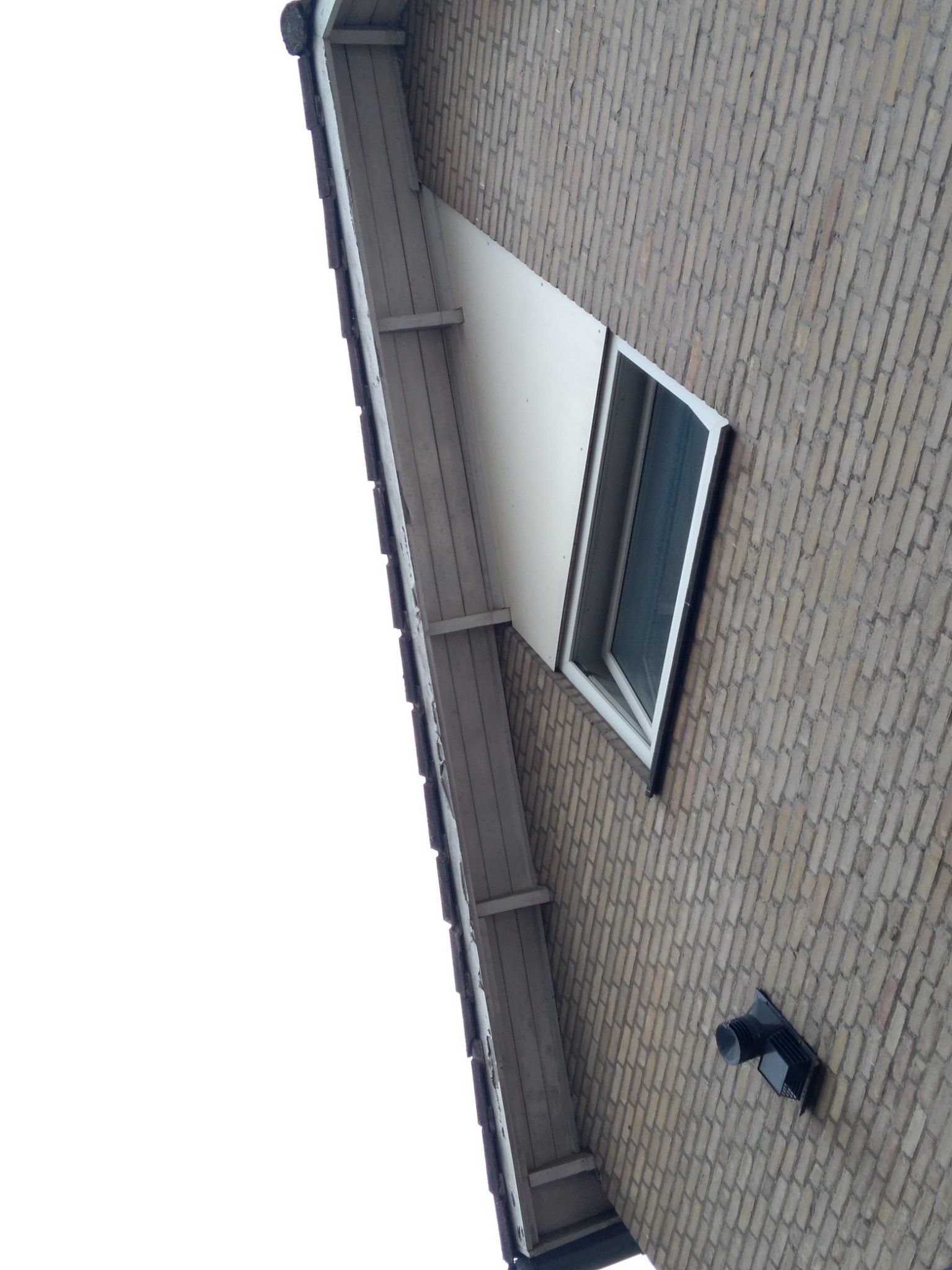 Dakboei reparatie/verven windveer trespa Werkspot
