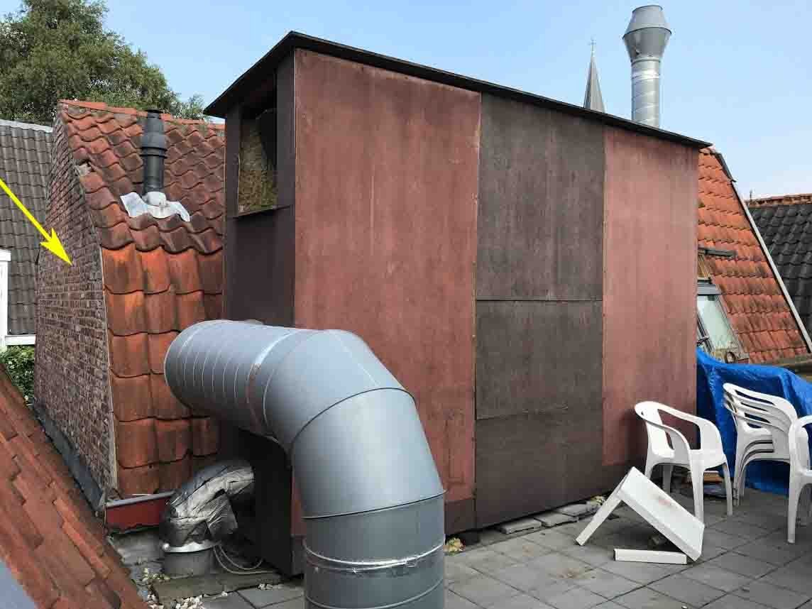 Gat boren in buitenmuur tbv afzuigkap / ventilatie Werkspot