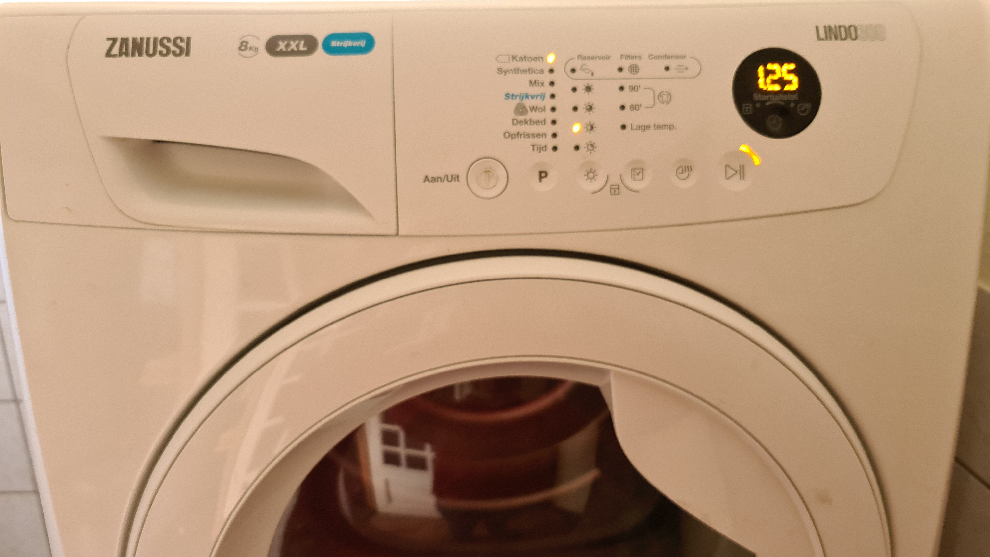 Reparatie witgoed zanussi droger trommel draait niet meer buiten d... Werkspot