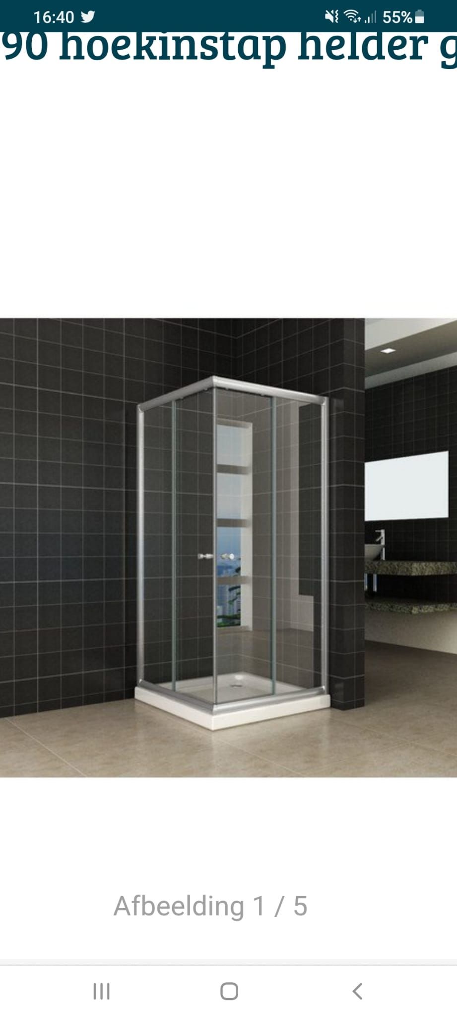 Sanitair plaatsen of vervangen Douchecabine; Sanitair plaatsen Werkspot