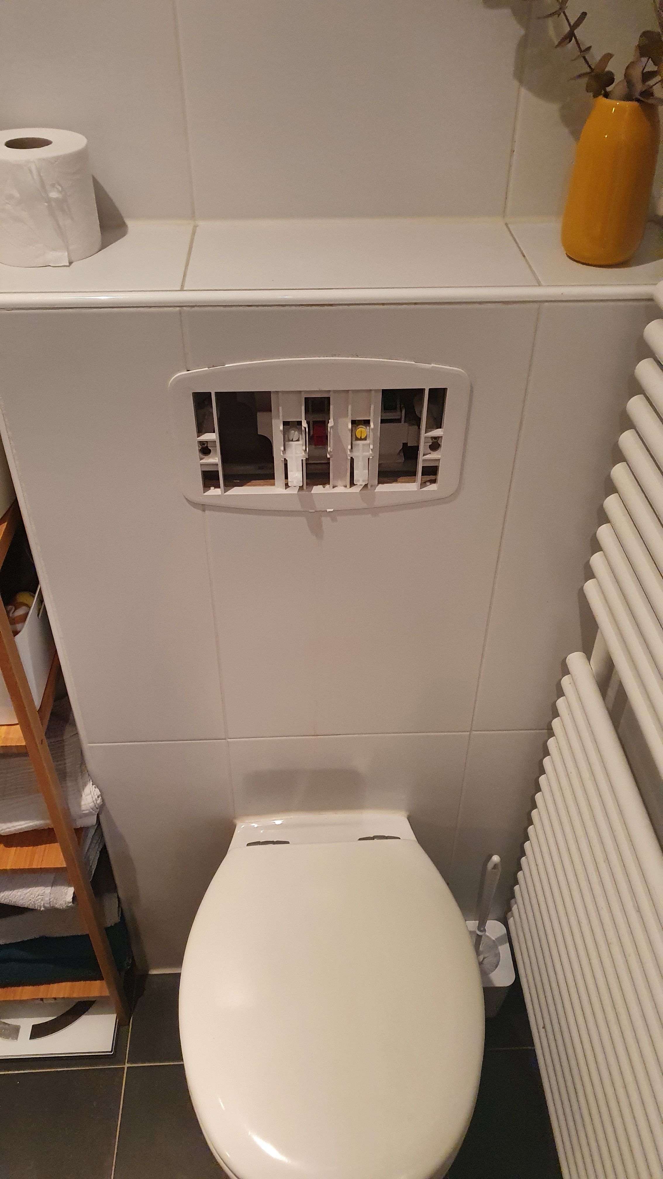 Toilet repareren Doortrekken werkt niet, Knop is kapot en loopt la... Werkspot