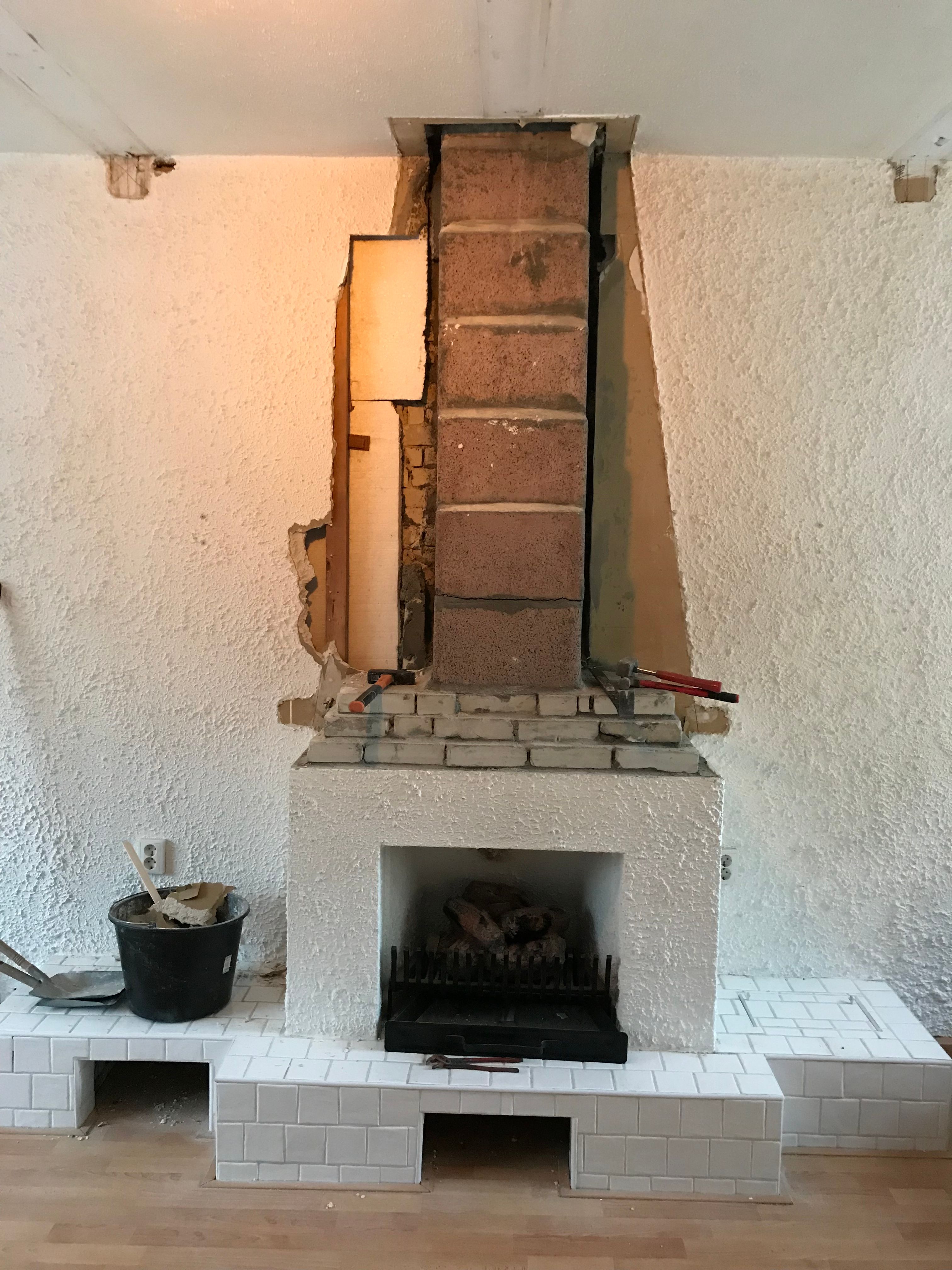 Rookkanaal Open haard eruit halen; Gaskachel Werkspot