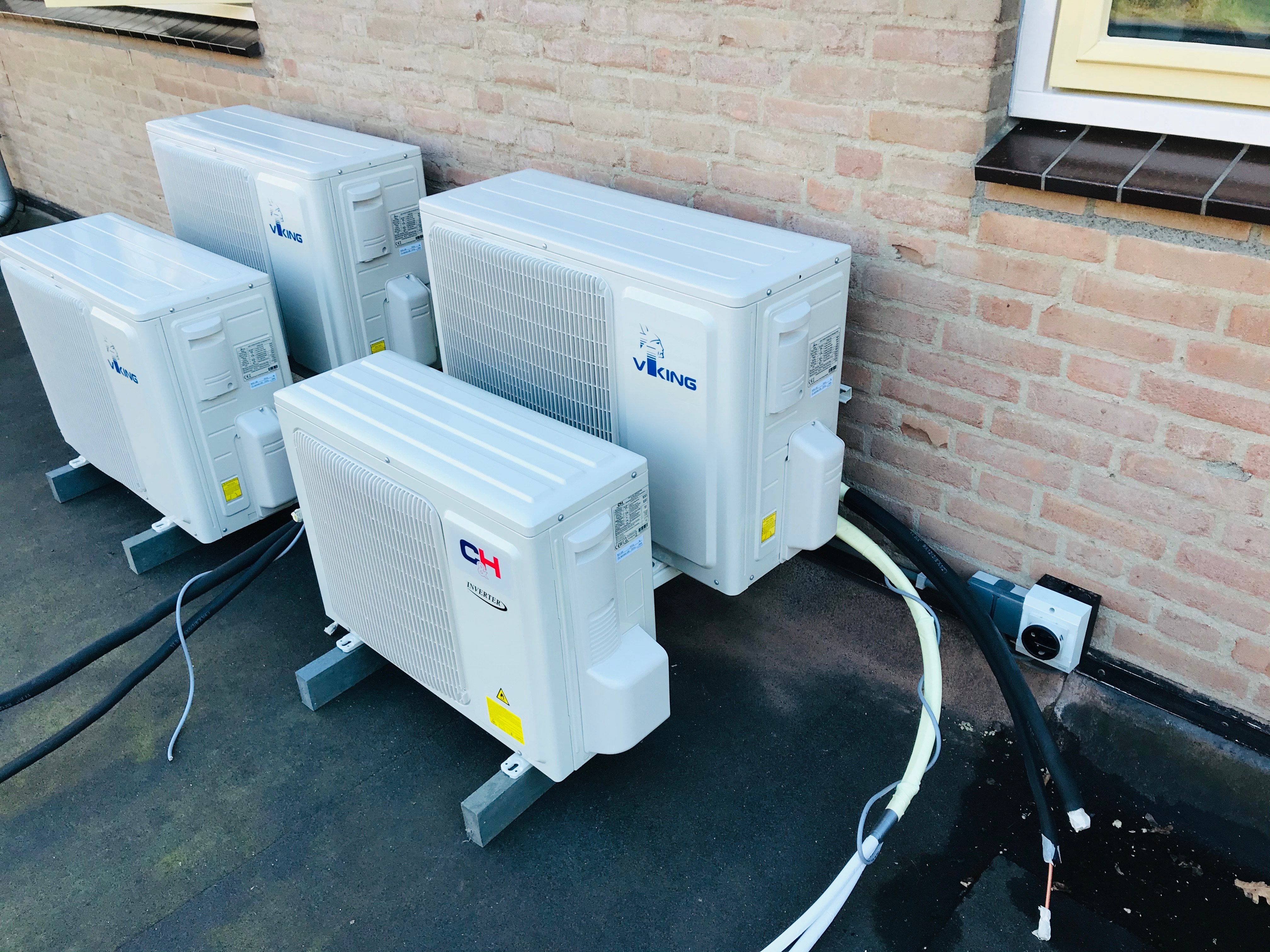 Air conditioning Nieuwe installatie, alle 4 nieuwe airco