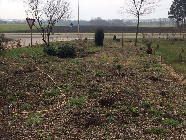 Grond gelijk maken en gras inzaaien - Werkspot