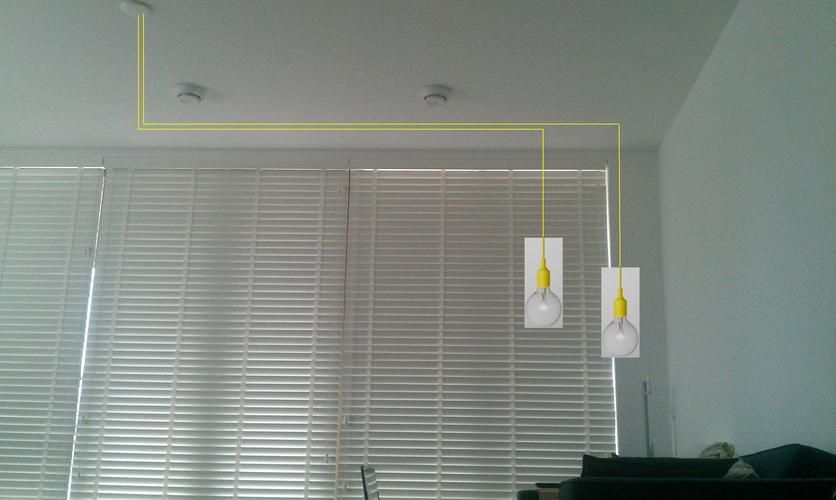 Twee lampen ophangen en dimmer plaatsen Werkspot