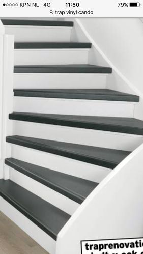 Vlekkeloos Exclusief Lui Nieuwbouw trap bekleden met CanDo traptrede vinyl - Werkspot