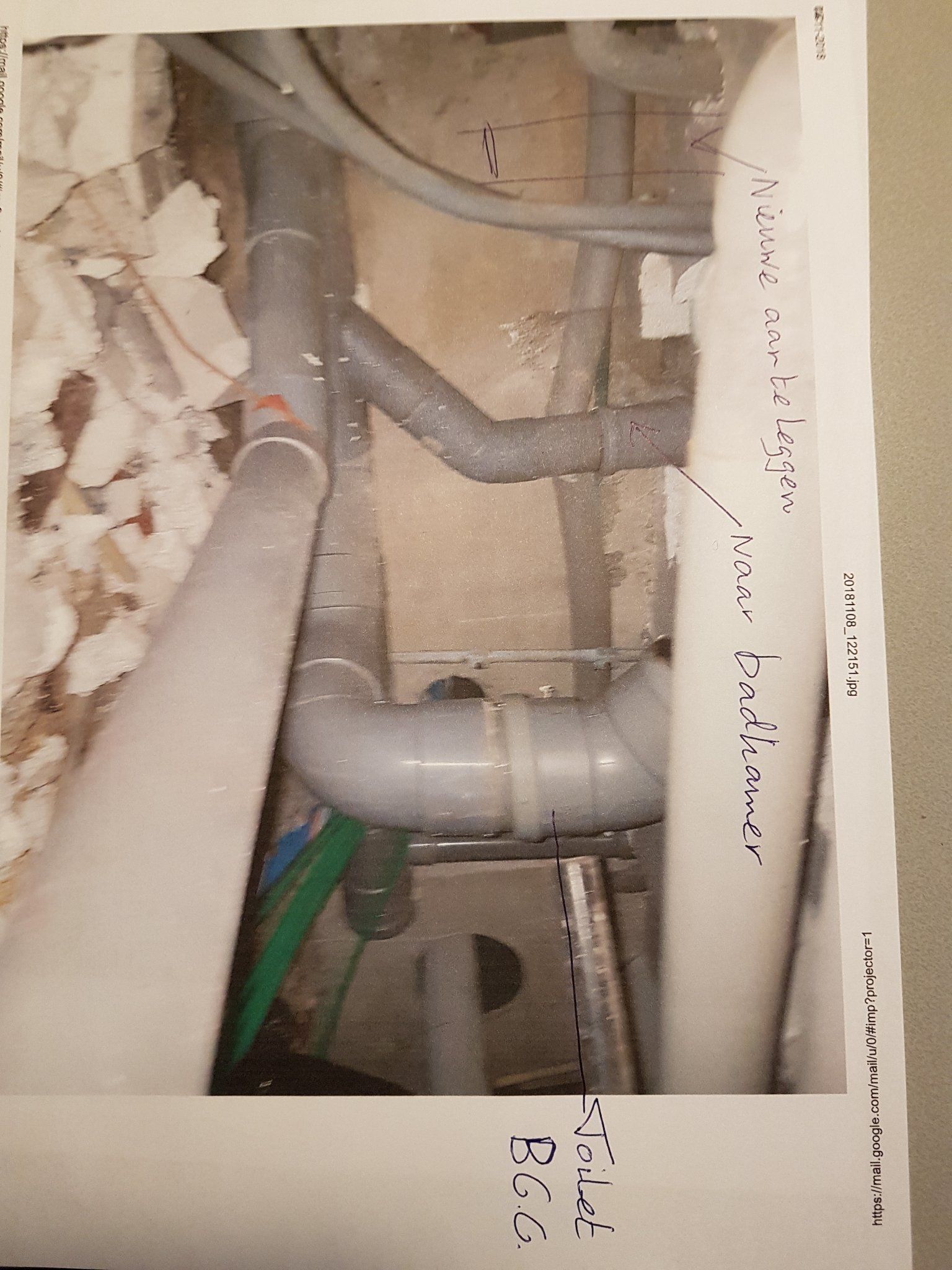 2e toilet aansluiting maken op het riool Werkspot