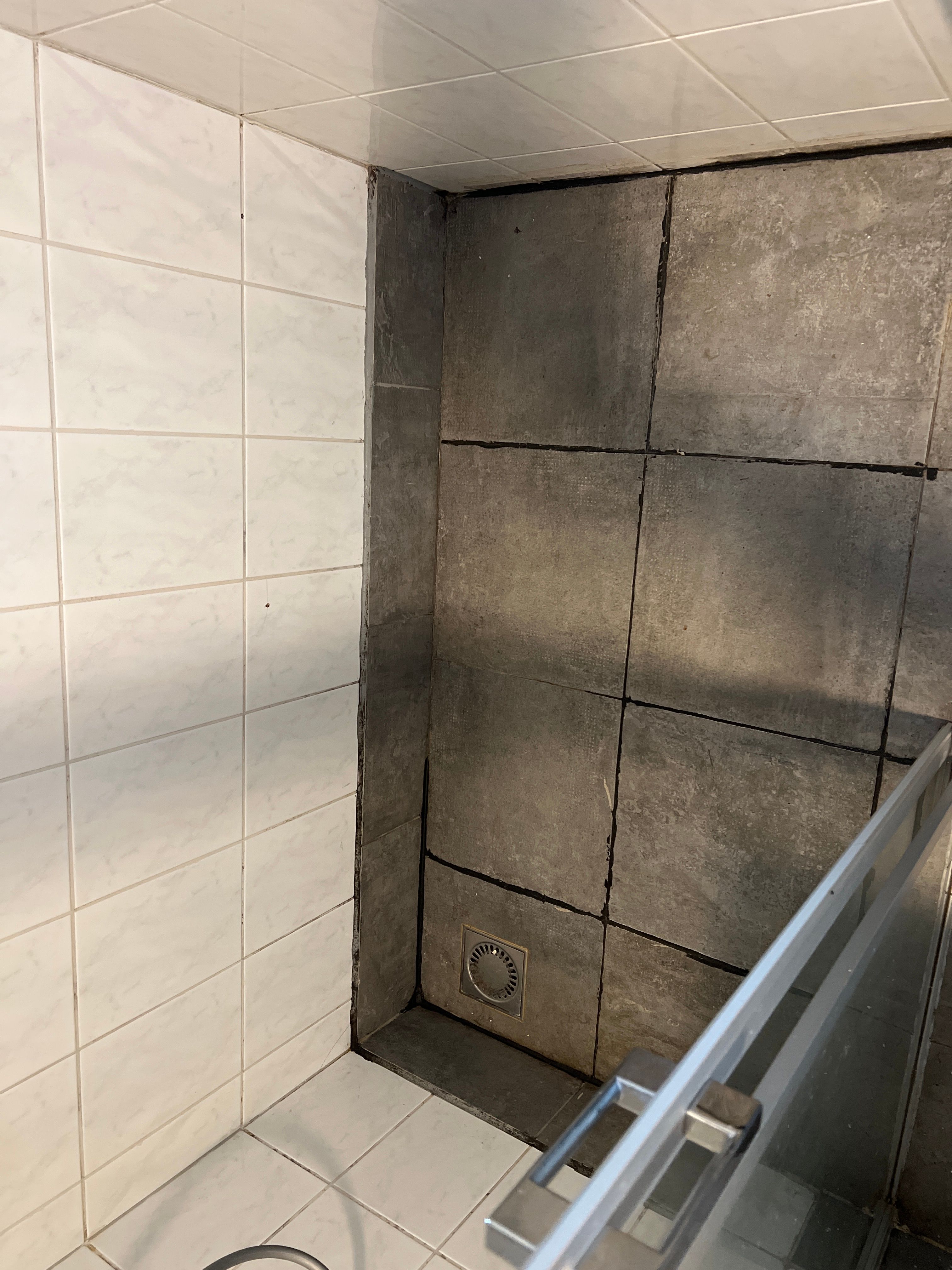 Badkamer Douchebak plaatsen in bestaande inloop douche en douche d