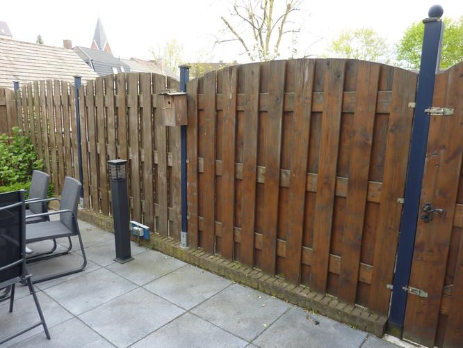 Schutting met gemetselde penanten Werkspot