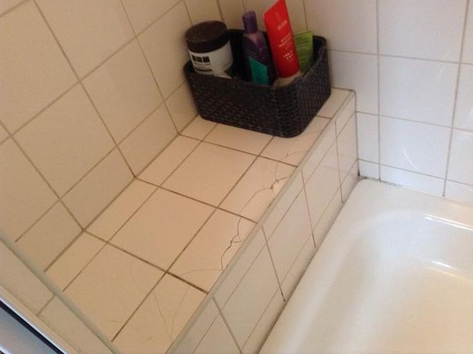 Tegels verwijderen, afslijpen kalksteen en granieten plaat op kalks... Werkspot