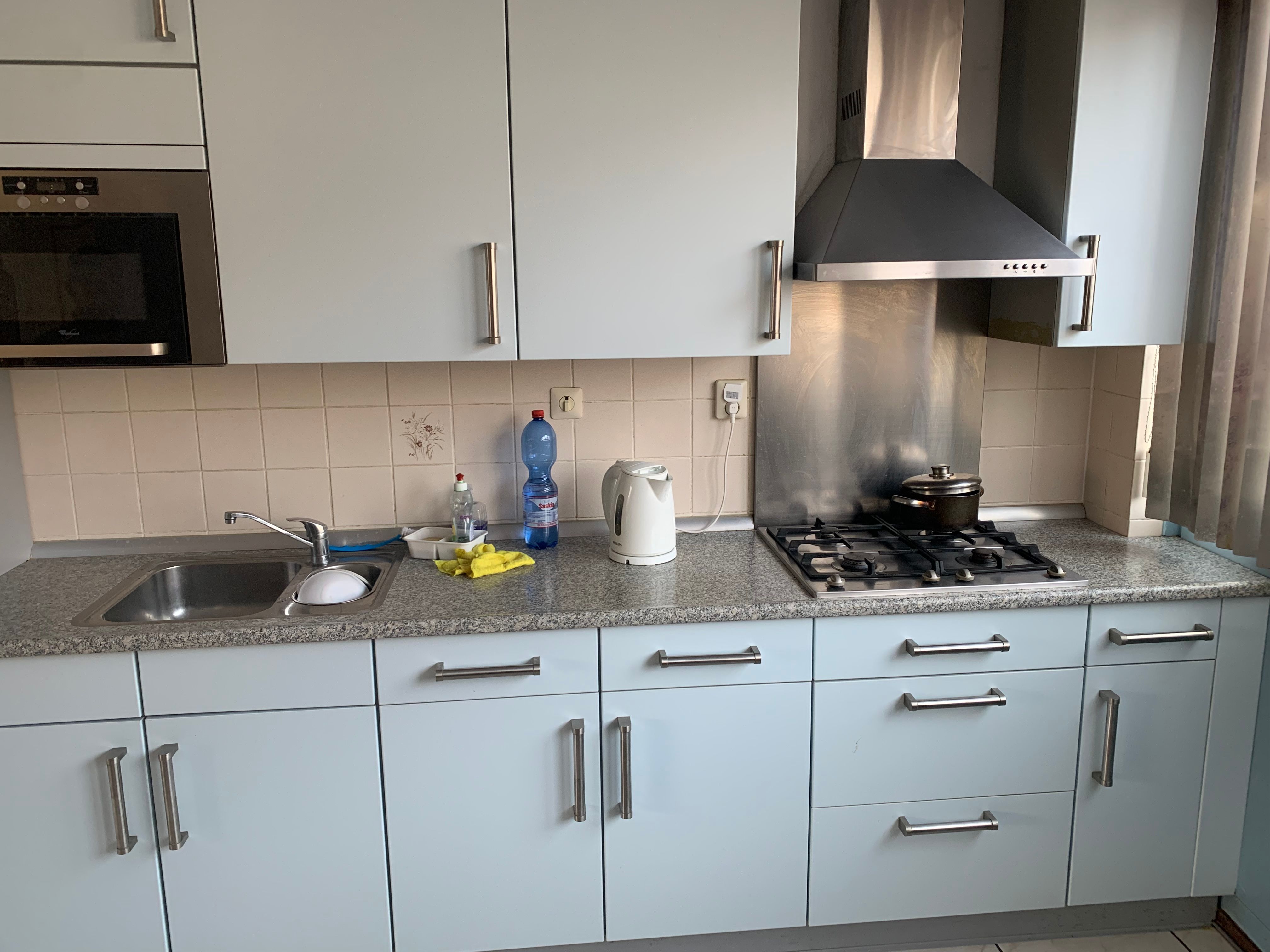 Keuken montage: Recht; Aanrecht, Gootsteen, Vaatwasser, Magnetron