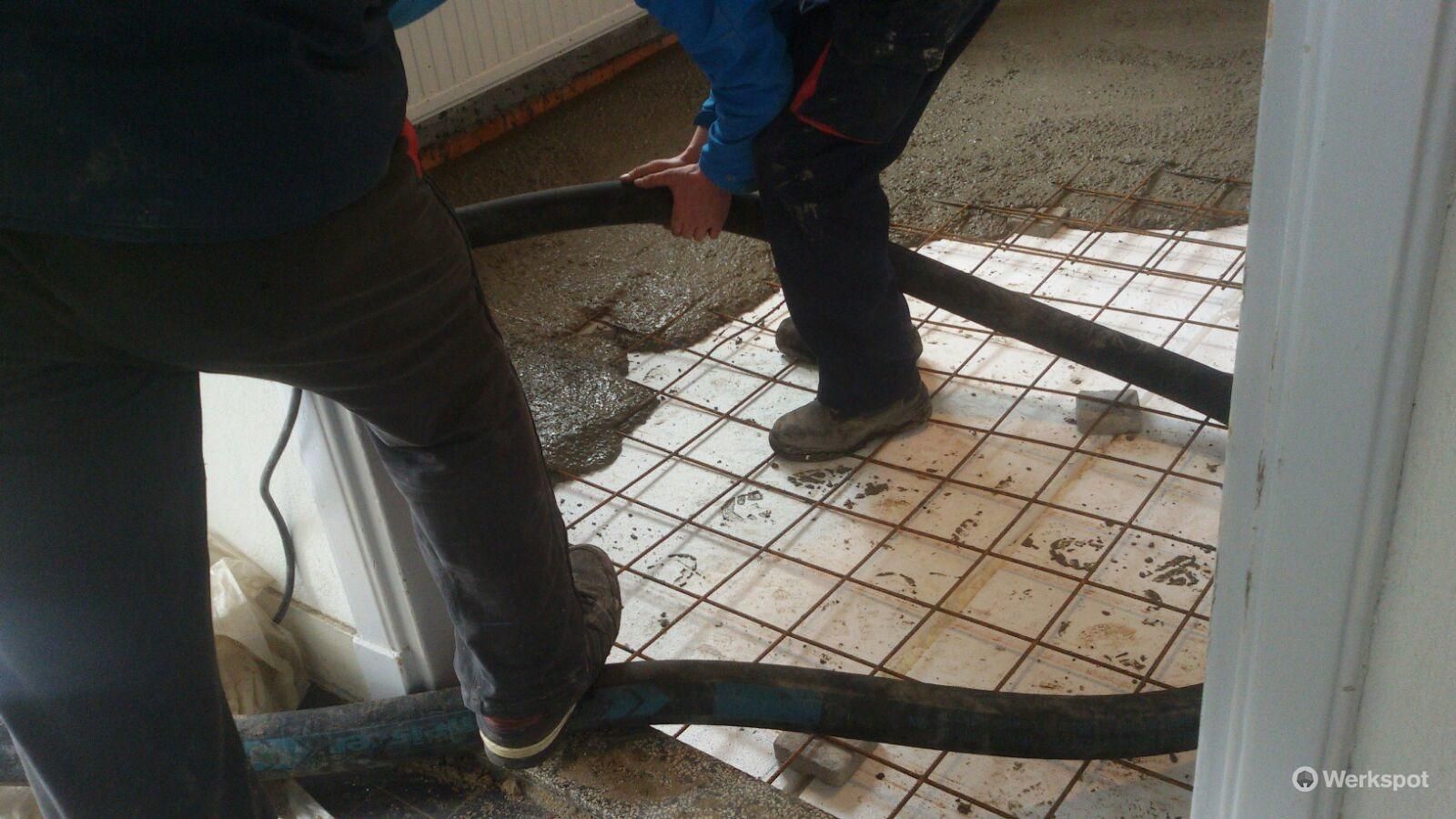 Vervangen van houten constructievloeren door geïsoleerde betonvloeren Werkspot