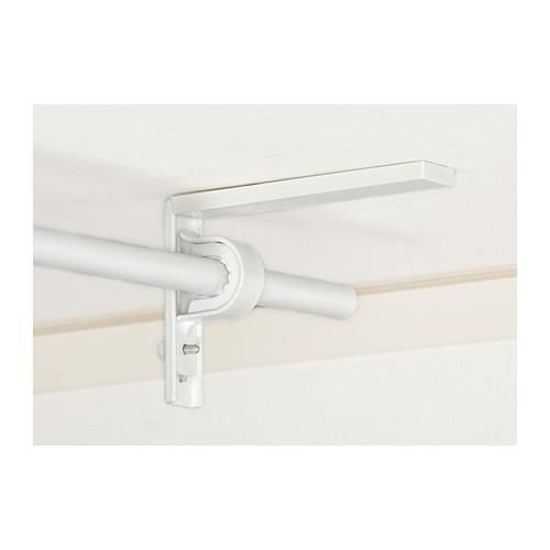 5 gordijnstokken van Ikea ophangen, met bijbehorend ophangsysteem