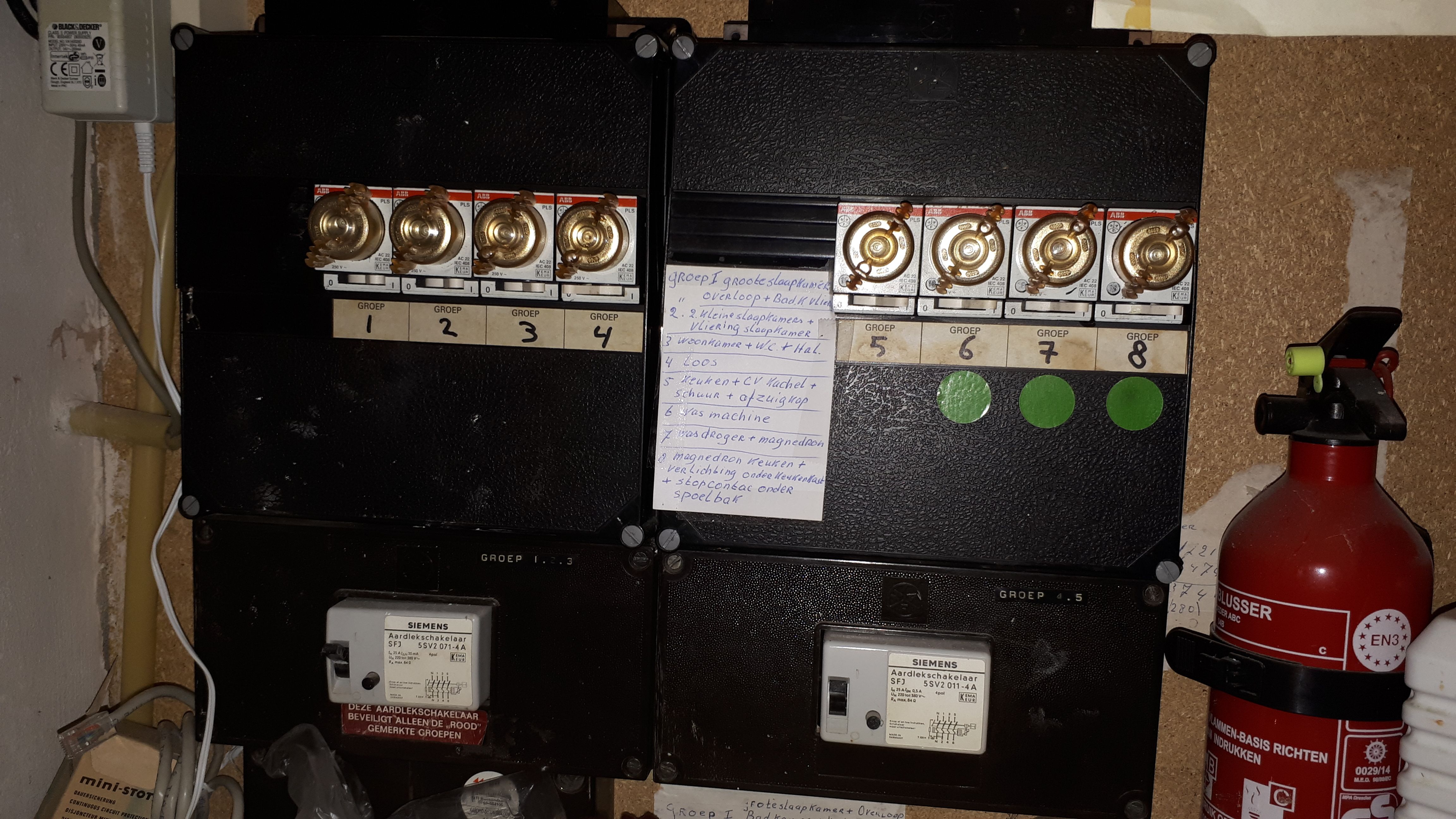 Meterkast vervangen + Perilex 2 fase aansluiting Werkspot