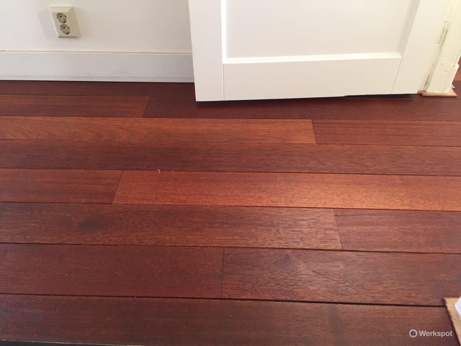 Schuren en Oliën Merbau houten vloerdelen Werkspot