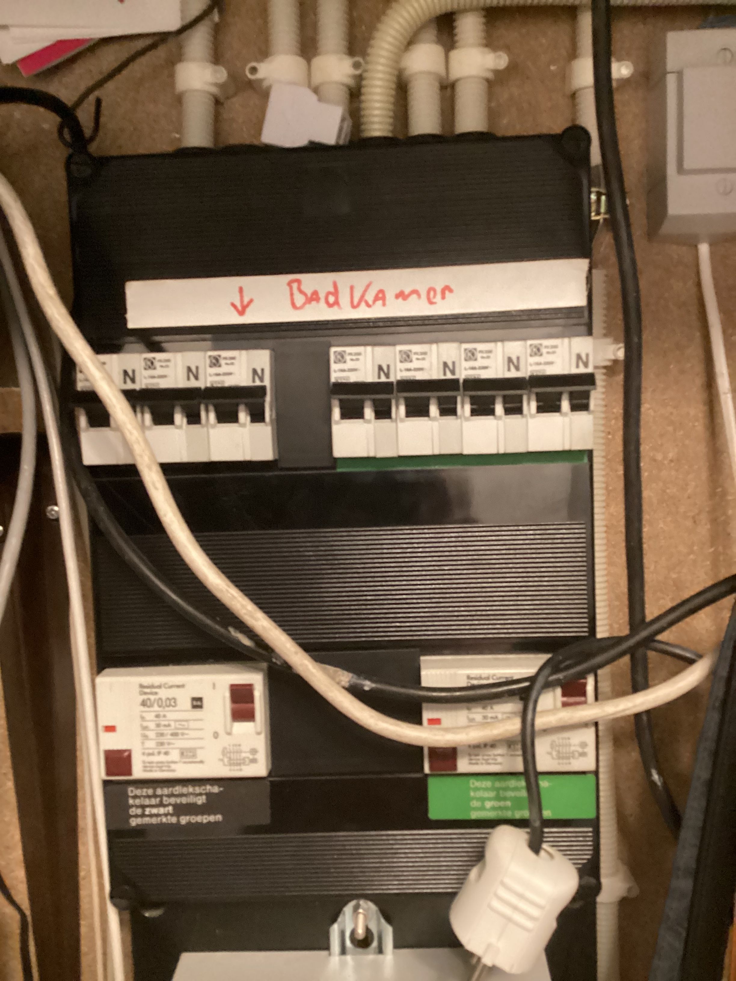 Groepenkast installeren of vervangen 3 fase aansluiting maken tbv... Werkspot