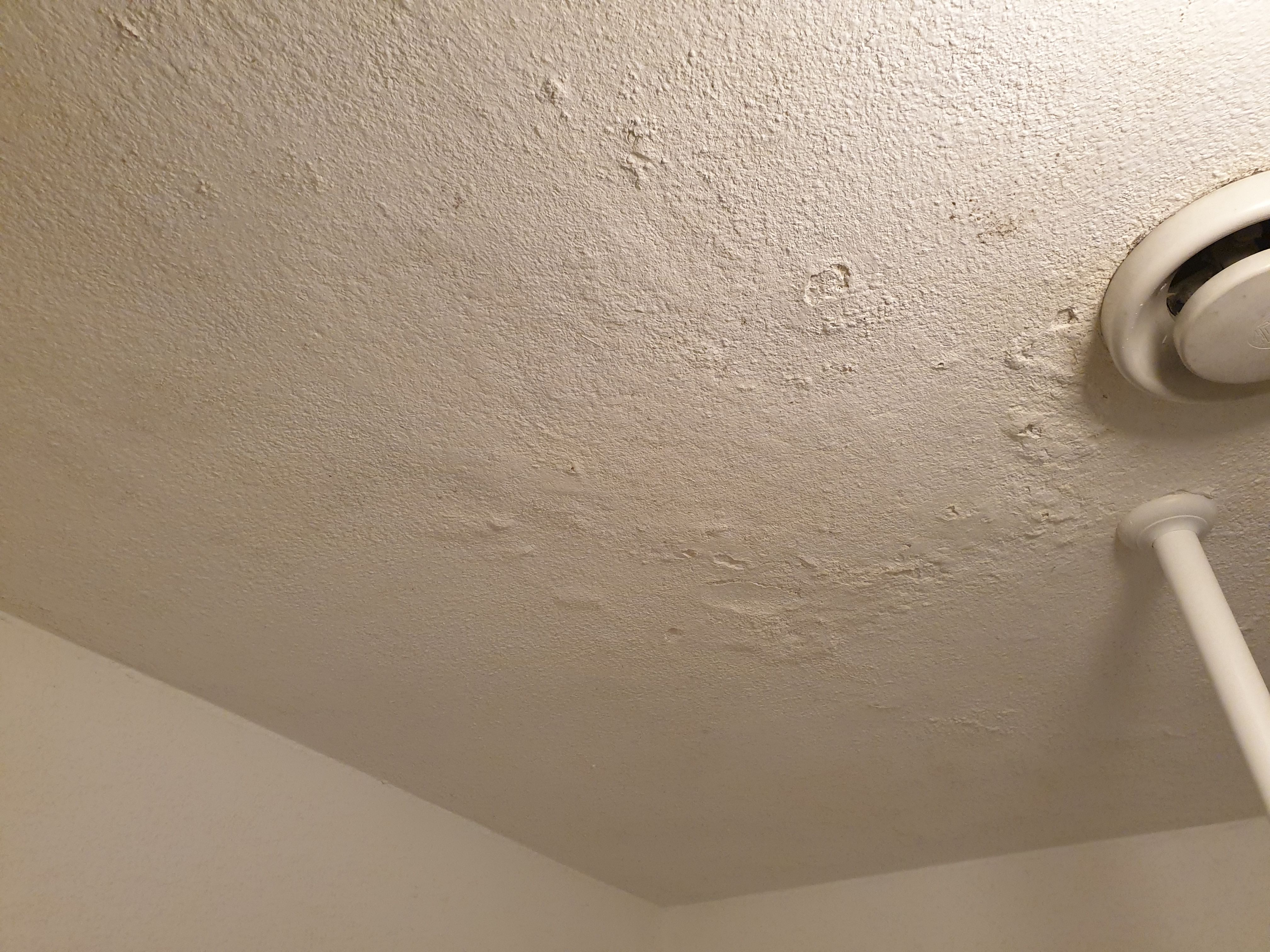 Stucwerk repareren herstel spuitwerk plafond badkamer (na lekkage... Werkspot