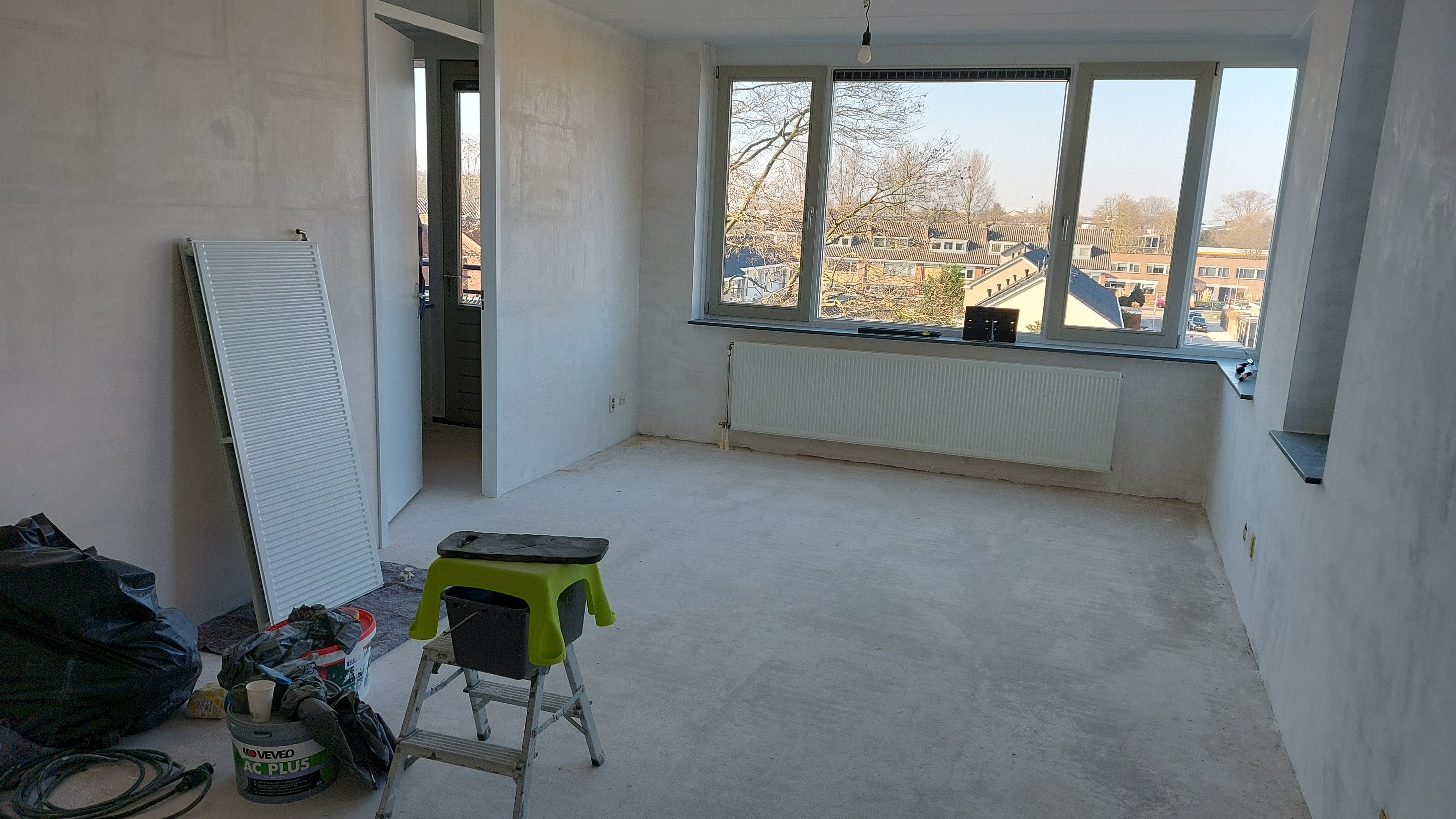 Binnenmuur plaatsen 1 muur; Is een deuropening in muur die dicht m... Werkspot