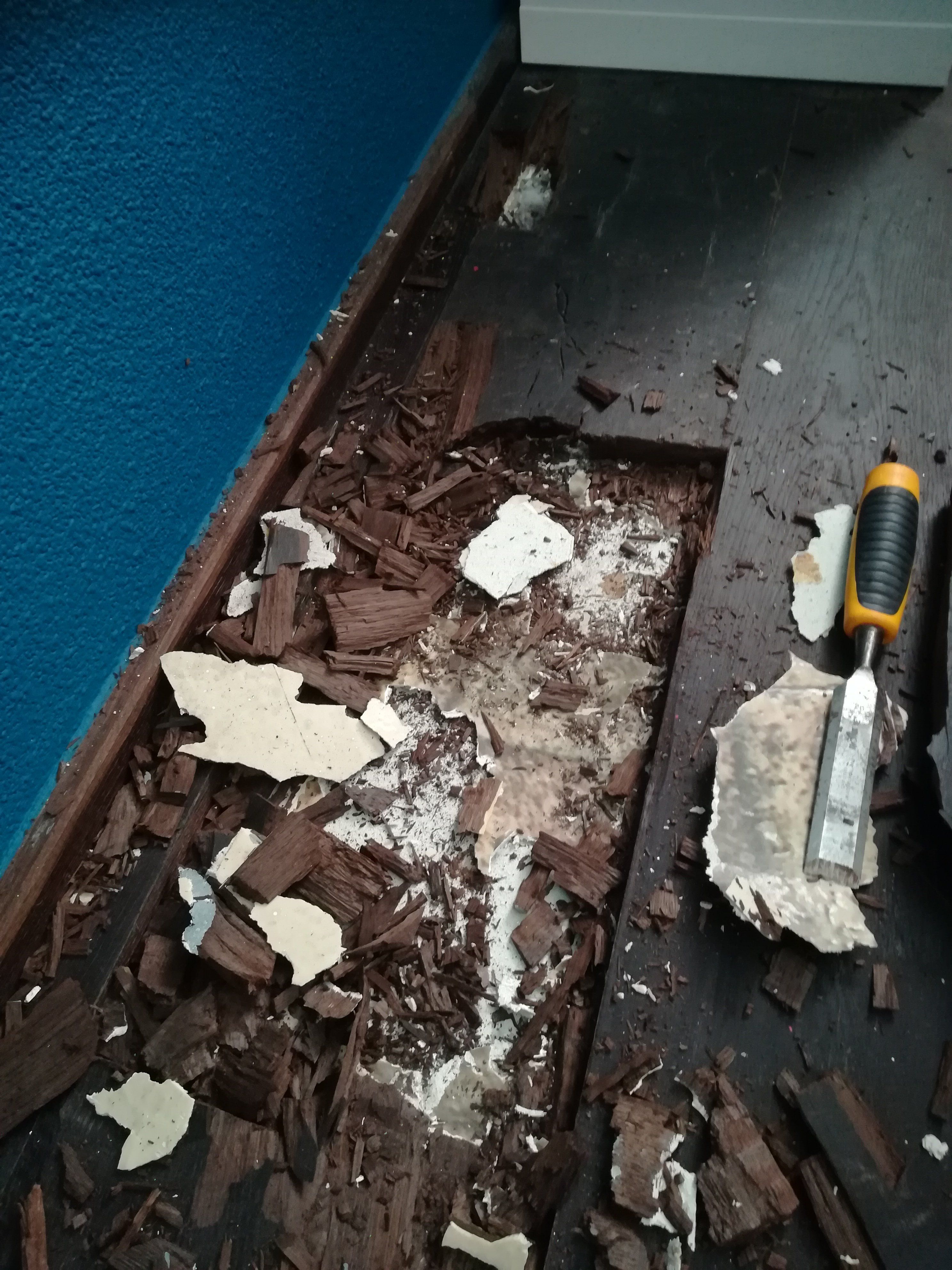 Vloer verwijderen 32 m2; Eiken vloer Werkspot