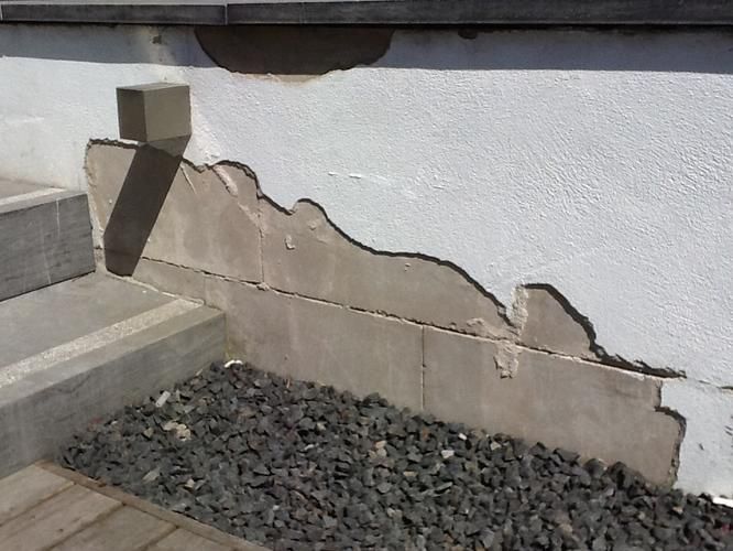 Herstellen stucwerk buitenmuurtjes/tuinbakken Werkspot