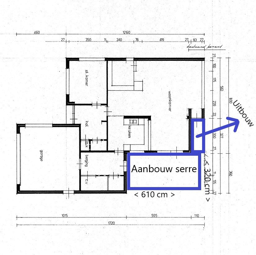 Bouwtekening 4 M2 Bestaand Gebouw Renoveren Werkspot