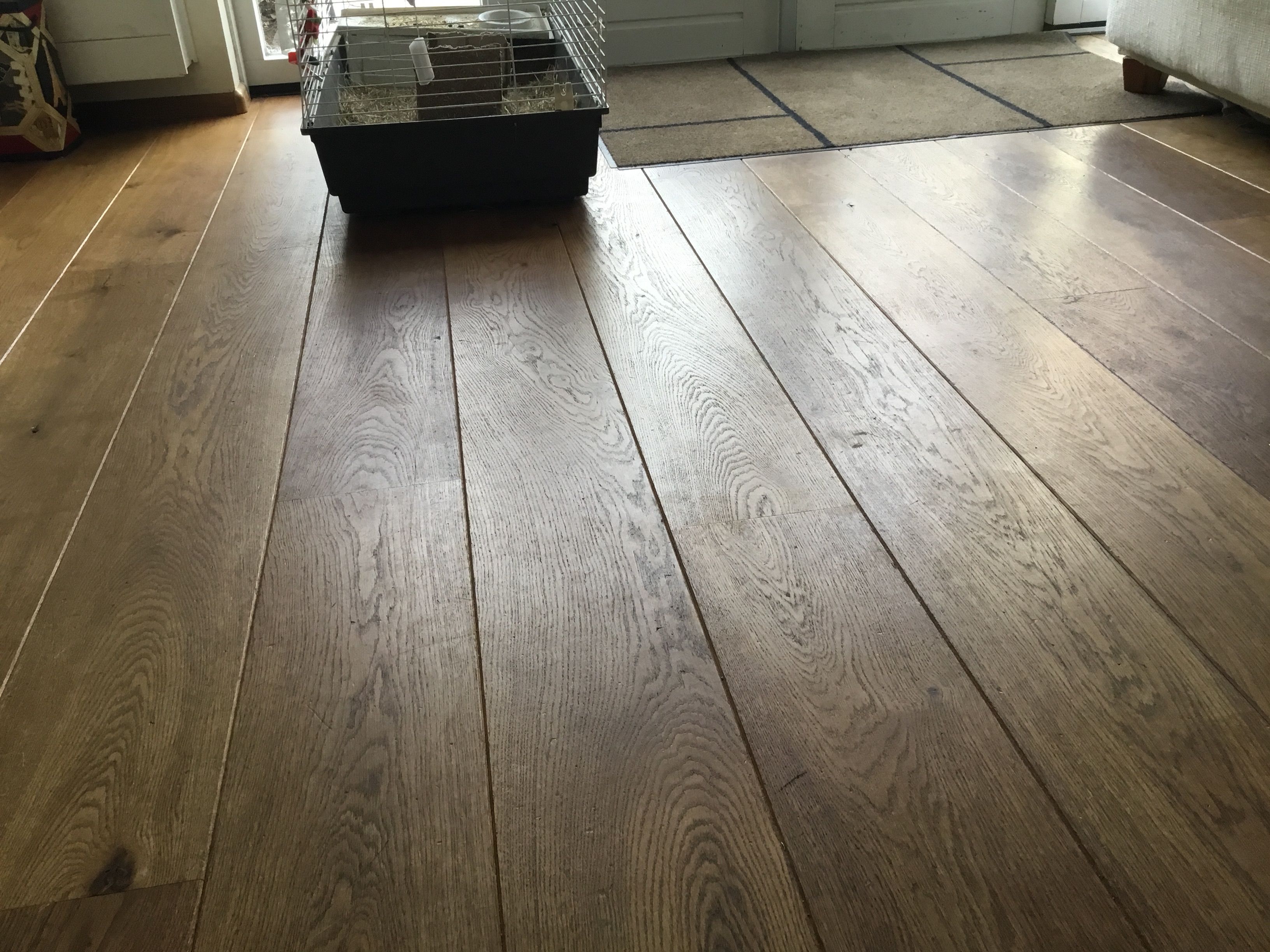 Vloeren 55 m2; Vloer schuren, Olie ; Massief parket Werkspot