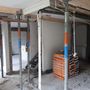 Betonvloer storten in schuur Betonvloer storten in schuur